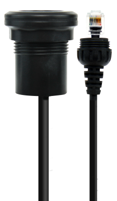 IP67 Microphone Extension Lead (6 1/2ft) with Panel Mount – Suit XRS-390C