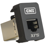 RJ45 Pass-Through Adaptor - Type 9 (White)