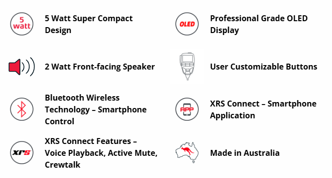 XRS Connect Super Compact GMRS Radio
