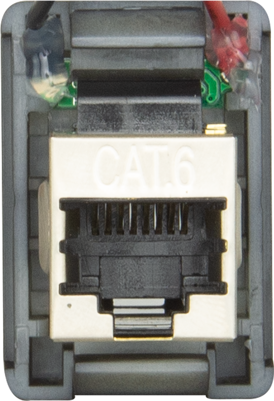RJ45 Pass-Through Adaptor - Type 1 (White)