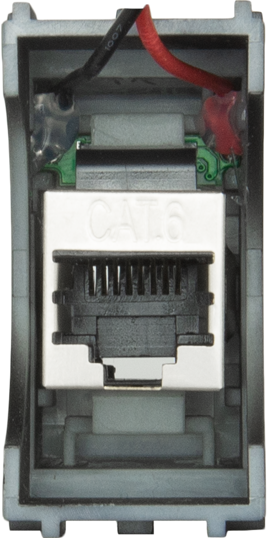 RJ45 Pass-Through Adaptor - Type 3 (Red)